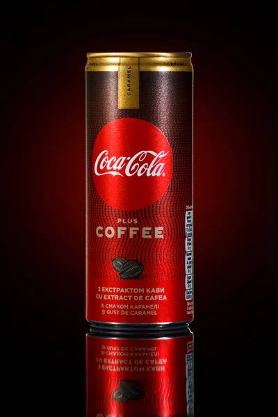 Энергетический Напиток Кофе Карамелью Кока Кола — стоковое фото