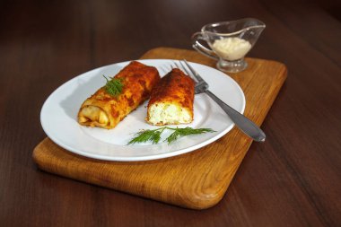 Peynirli krep, krep, peynirli dolma, krepli süzme peynir.