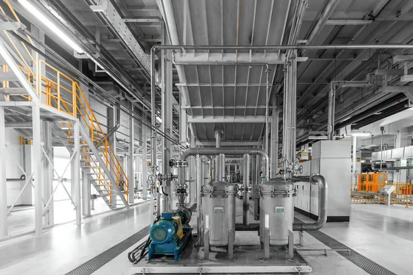Productieruimte in een moderne fabriek, clean room — Stockfoto