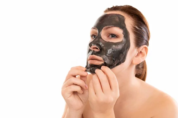 Концепція SPA процедур та догляду за старінням жіночої шкіри обличчя — стокове фото