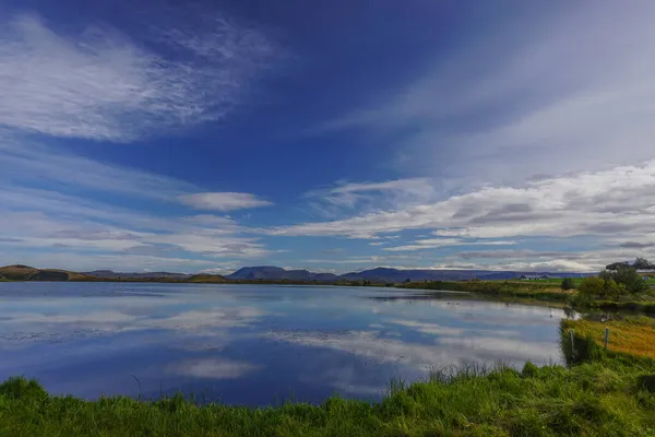 Myvatn Islandia Płytkie Jezioro Położone Obszarze Aktywnego Wulkanizmu Północy Islandii — Zdjęcie stockowe