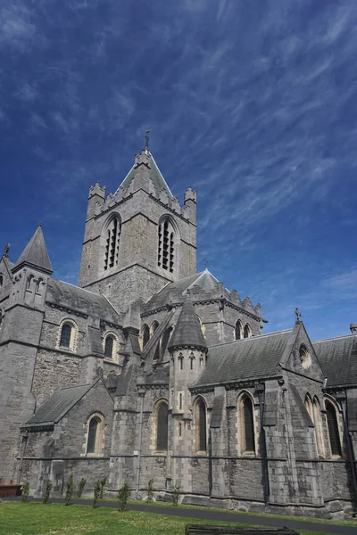 Dublin Irsko Katedrála Kristova Založená Počátku Století Pod Vedením Vikingů — Stock fotografie