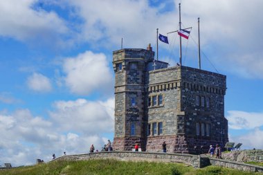 St. John, Newfoundland, Kanada: Cabot Kulesi, Signal Hill 'in tepesinde, John Cabots' un Newfoundland 'ın keşfinin 400. yıldönümü anısına.