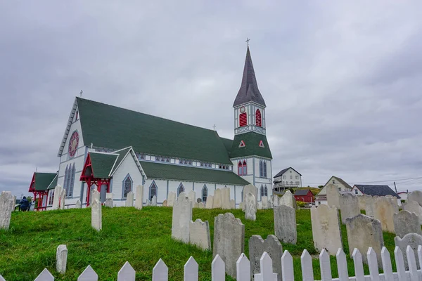 Trinity Newfoundland Canadá Pauls Anglican Church Consecrated 1827 — Fotografia de Stock