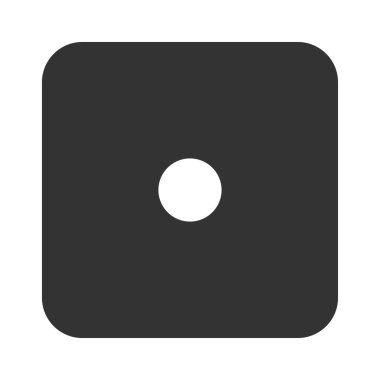 Dice simgesi beyaz arkaplanda izole edildi. Kumar sembolü modern, basit, vektör, web sitesi tasarımı için simge, mobil uygulama, ui. Vektör İllüstrasyonu