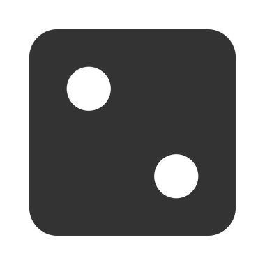 Dice simgesi beyaz arkaplanda izole edildi. Kumar sembolü modern, basit, vektör, web sitesi tasarımı için simge, mobil uygulama, ui. Vektör İllüstrasyonu