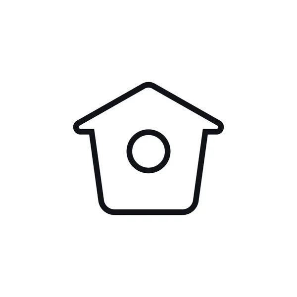 Homepage Icon Isolated White Background Home Symbol Modern Simple Vector —  Vetores de Stock