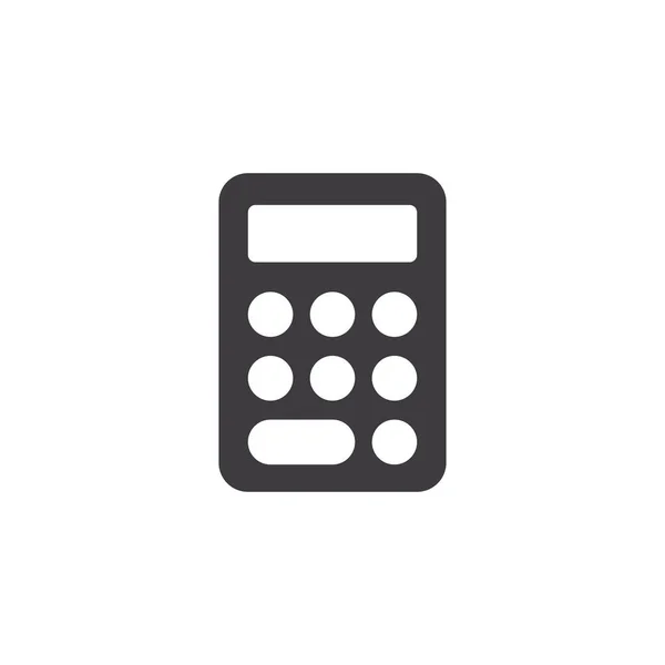 Calculator Icon Isolated White Background Keyboard Symbol Modern Simple Vector — 스톡 벡터