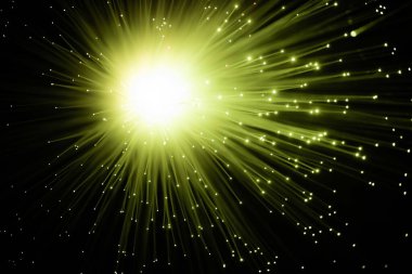 Parlayan Işık Noktaları İnternet Fütürist Teknoloji Soyut Duvar Kağıdı