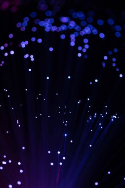 Parlayan Işık Noktaları İnternet Fütürist Teknoloji Soyut Duvar Kağıdı