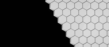 Altıgenler Soyut Duvar Kağıdı Minimalist Sanatı