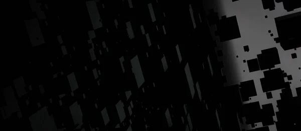 Abstrakte Würfel Tapete Grau Dunkel — Stockfoto