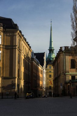 Stockholm 'ün eski bir kasabası, İsveç.