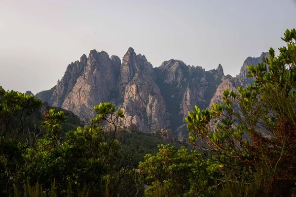 Colonel Bavella Corse France Randonnée Dans Les Montagnes Corse — Photo