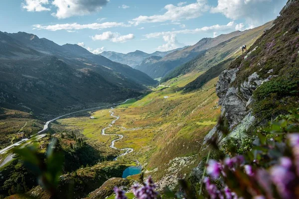 Hermosa Ruta Senderismo Los Alpes Suizos Suiza —  Fotos de Stock