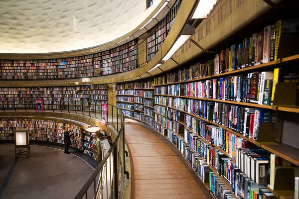 Library Stockholm Schweden — Stockfoto