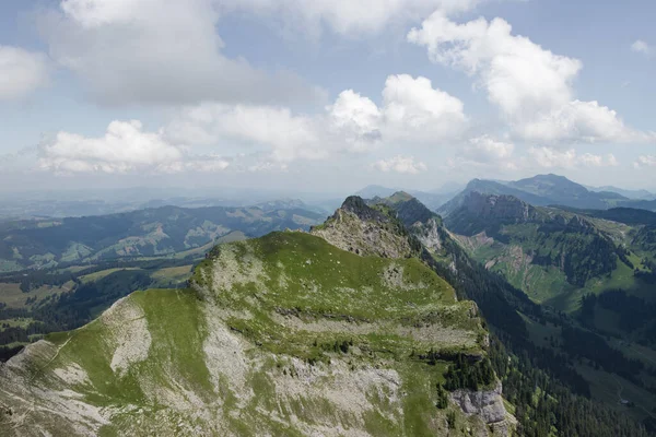 Πεζοπορία Στις Ελβετικές Άλπεις Ελβετία Green Mountain Peak Στο Berner — Φωτογραφία Αρχείου