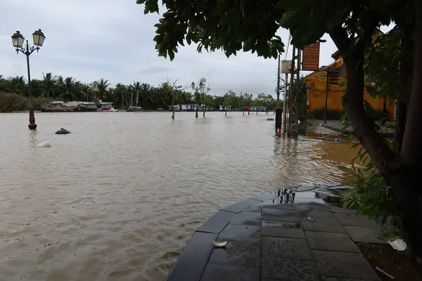 베트남 2021 폭우가 베트남 호이안에 — 스톡 사진