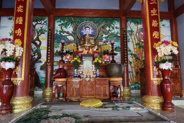 Hoi Vietnam Noviembre 2021 Alter Upper Prayer Hall Chua Nhon — Foto de Stock