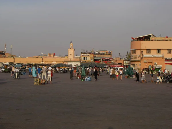 Marrakech Morocco August 2012 Jemaa Afna Square Marrakesh Morocco — Stock Photo, Image