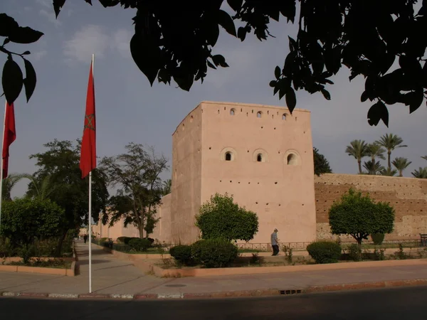 摩洛哥马拉喀什 2012年8月16日 马拉喀什城墙 摩洛哥 — 图库照片