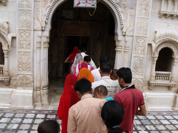 Karni Mata Rat Temple Deshnok Bikaner Rajasthan India Augustus 2011 — Stockfoto