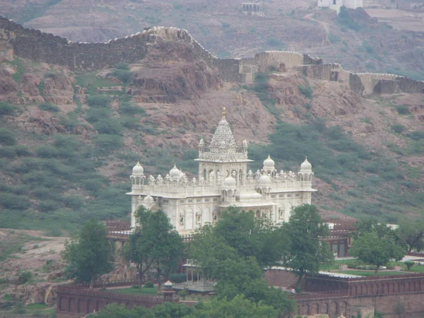 Jodhpur Rajasthan India 2011 Augusztus Jaswant Thada Maharaja Sing Cenotáfja — Stock Fotó