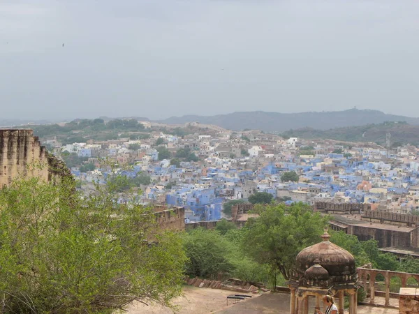 Jodhpur Rajasthan India August 2011 Blue City Jodhpur Seen Top — 图库照片