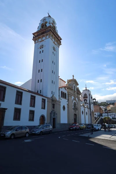 Candelaria Tenerife Canary Islands Spain March 2022 Vertical View Bell — 스톡 사진