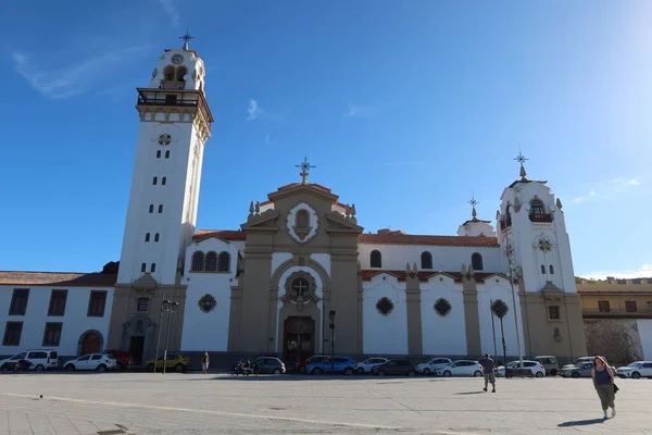 Candelaria Tenerife Canary Islands Spain March 2022 Main Facade Basilica — 스톡 사진