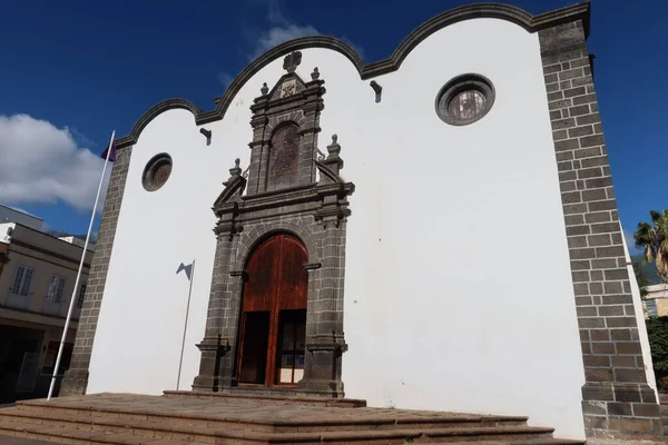 Guimar Tenerife Spain March 2022 Front Facade Church Sant Peter — 스톡 사진