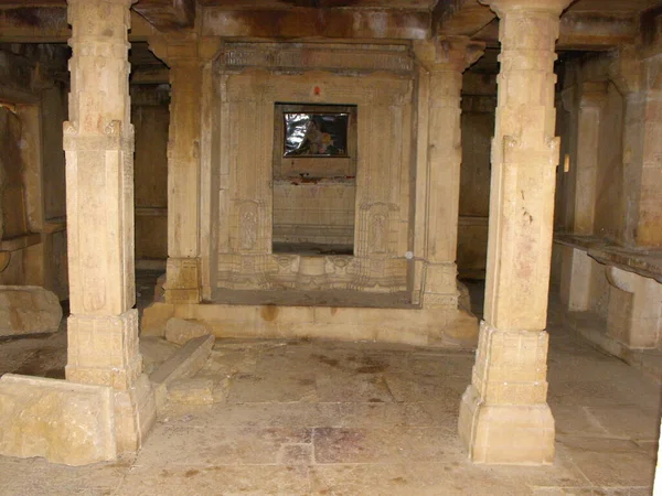 Kuldhara Jaisalmer Rajastán India Agosto 2011 Interior Una Casa Pueblo —  Fotos de Stock