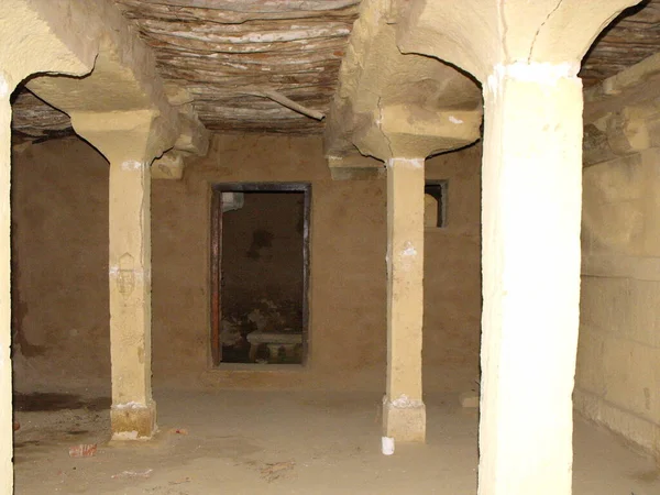 Kuldhara Jaisalmer Rajasthan India August 2011 Columns House Abandoned Village — Stock Photo, Image
