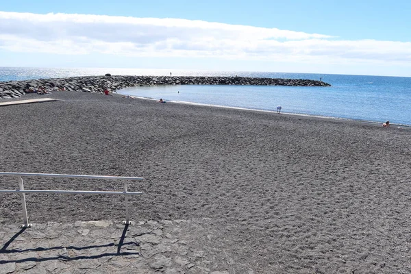 Spiaggia Cabezo Guimar Tenerife Spagna Marzo 2022 Rampa Accesso Alla — Foto Stock