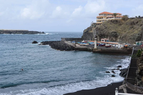 San Marcos Strand Icod Los Vinos Teneriffa Spanien Februar 2022 — Stockfoto