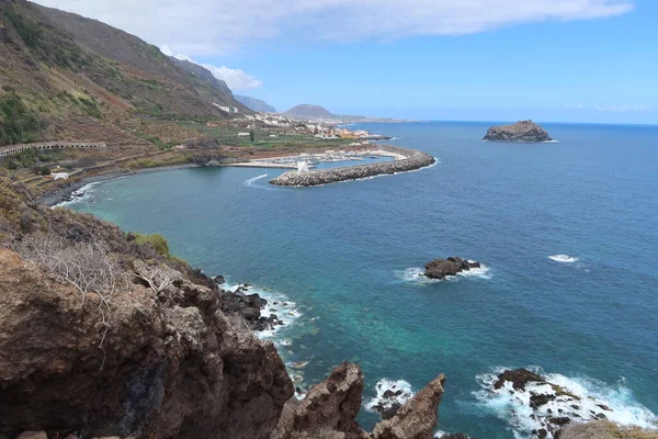 Garachico Tenerife Canary Islands Spain June 2022 View Cliffs Port — Φωτογραφία Αρχείου