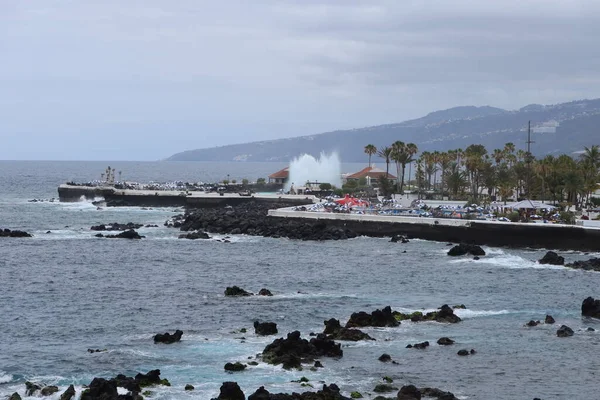 Puerto Cruz Tenerife Canary Islands Spain May 2022 Sea Water — Stockfoto