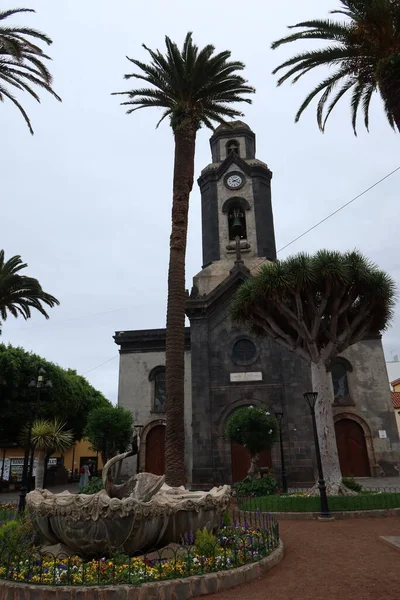 Пуэрто Крус Тенерифе Канарские Острова Испания Мая 2022 Года Церковь — стоковое фото