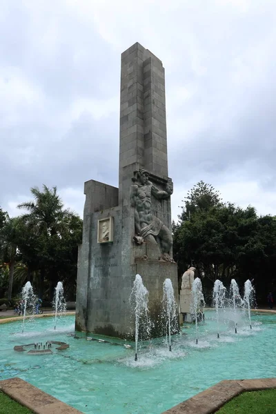 Parque Garcia Sanabria Santa Cruz Tenerife Ilhas Canárias Espanha Março — Fotografia de Stock