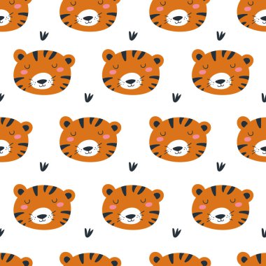 Kaplan ile desen. Vektör illüstrasyonu