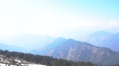 The trek to the Tungnath temple is done by climbing the path from the side of the hill