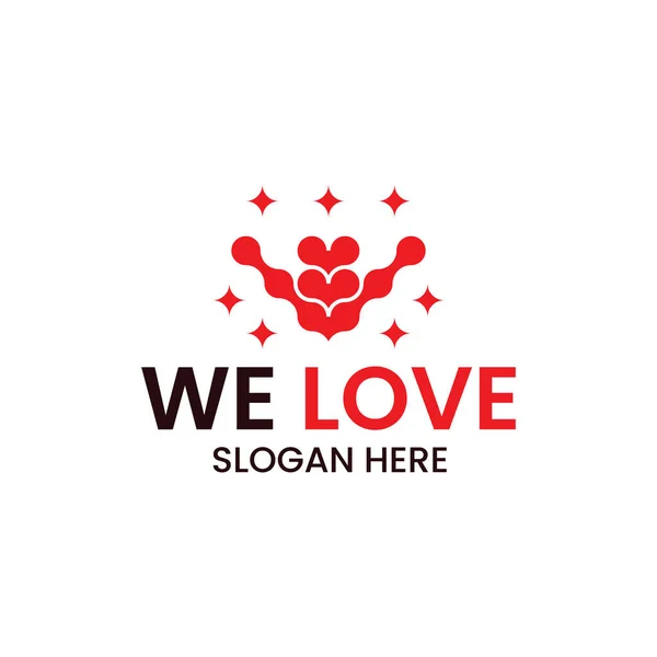 Love Letter Logo Vector Simple Modern Perfect Use Any Business — Stockvektor