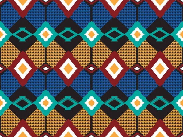 Traditional Oriental Seamless Background Design Wallpaper Carpet Clothing Wrap Batik — Vetor de Stock