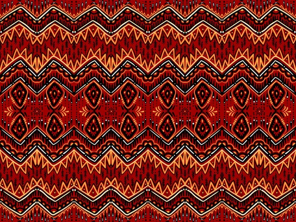 Traditional Oriental Ethnic Geometric Pattern Hand Drawn Background Carpet Wallpaper — Stock Vector