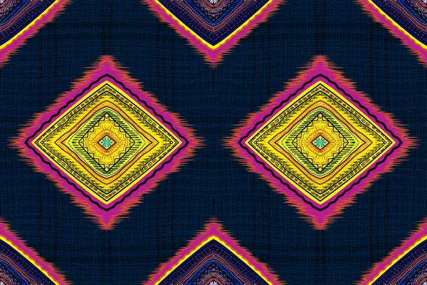 Oriental Ethnic Geometric Pattern Background Design Carpet Wallpaper Clothing Wrapping — Vector de stock