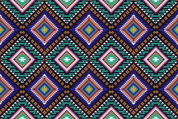 Traditional Ethnic Geometric Pattern Background Design Backgrounds Carpet Wallpaper Clothes — Stockvektor