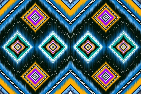 Traditional Ethnic Geometric Pattern Background Design Backgrounds Carpet Wallpaper Clothes — Wektor stockowy