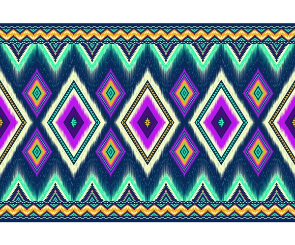Traditional Ethnic Geometric Pattern Background Design Backgrounds Carpet Wallpaper Clothes — Stockvector