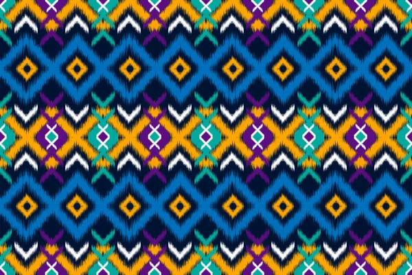 Traditional Ethnic Geometric Pattern Background Design Backgrounds Carpet Wallpaper Clothes — Stockvektor