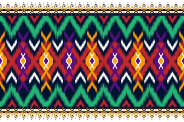 Traditional Ethnic Geometric Pattern Background Design Backgrounds Carpet Wallpaper Clothes — ストックベクタ